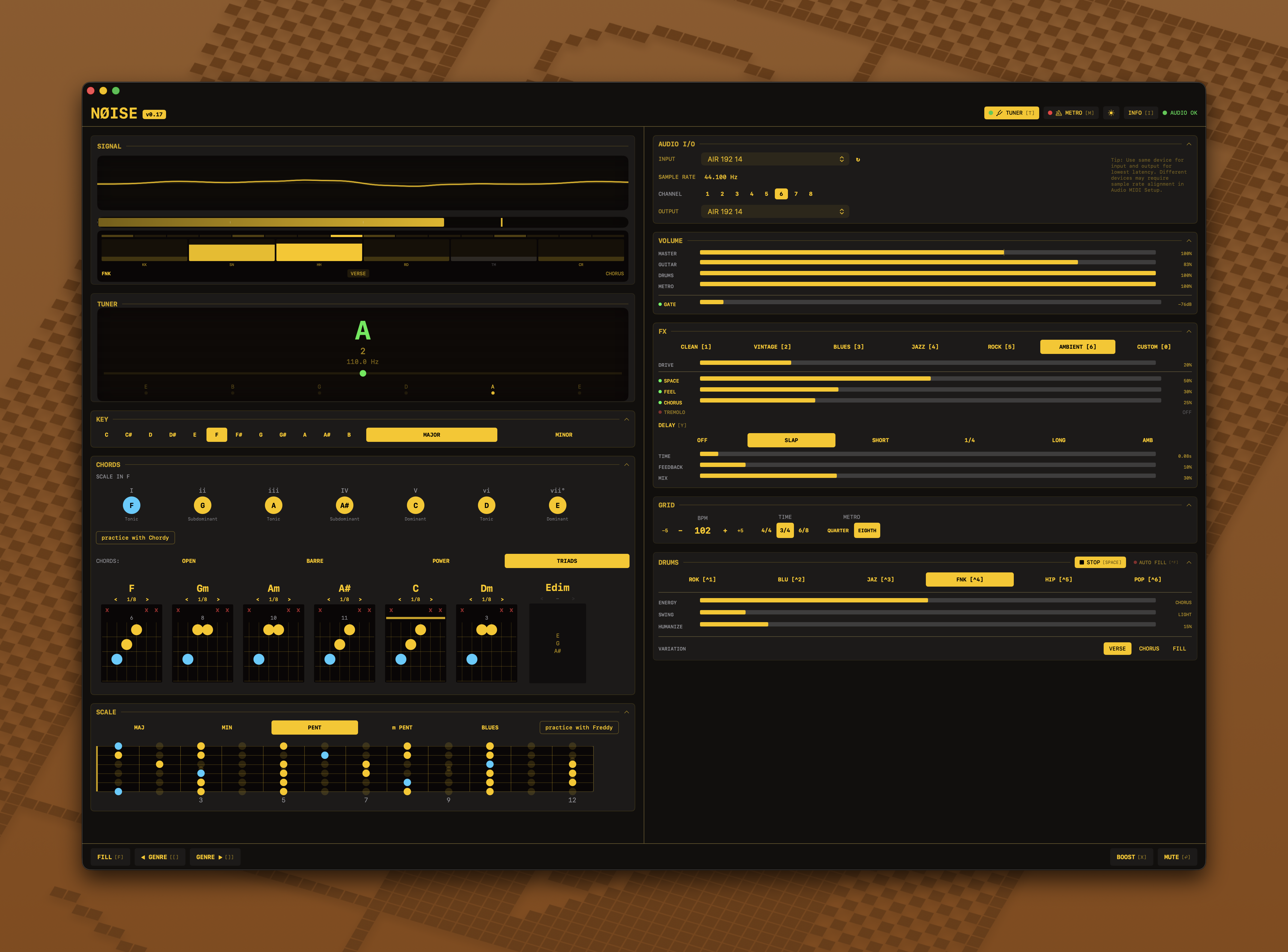 NØISE App - Dark Mode